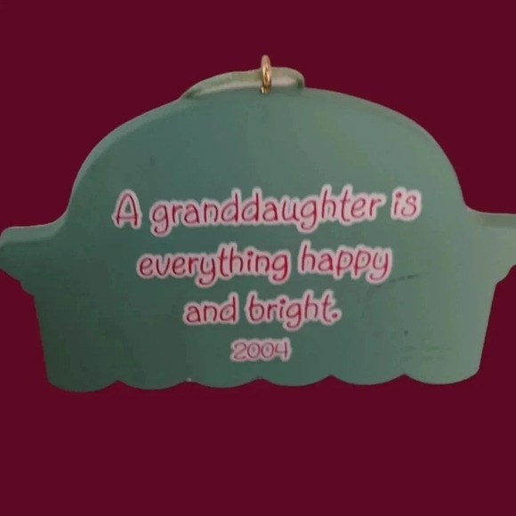 Hallmark & kurt Adler set of 2 christmas ornaments grandma & grandaughter - Picture 5 of 10